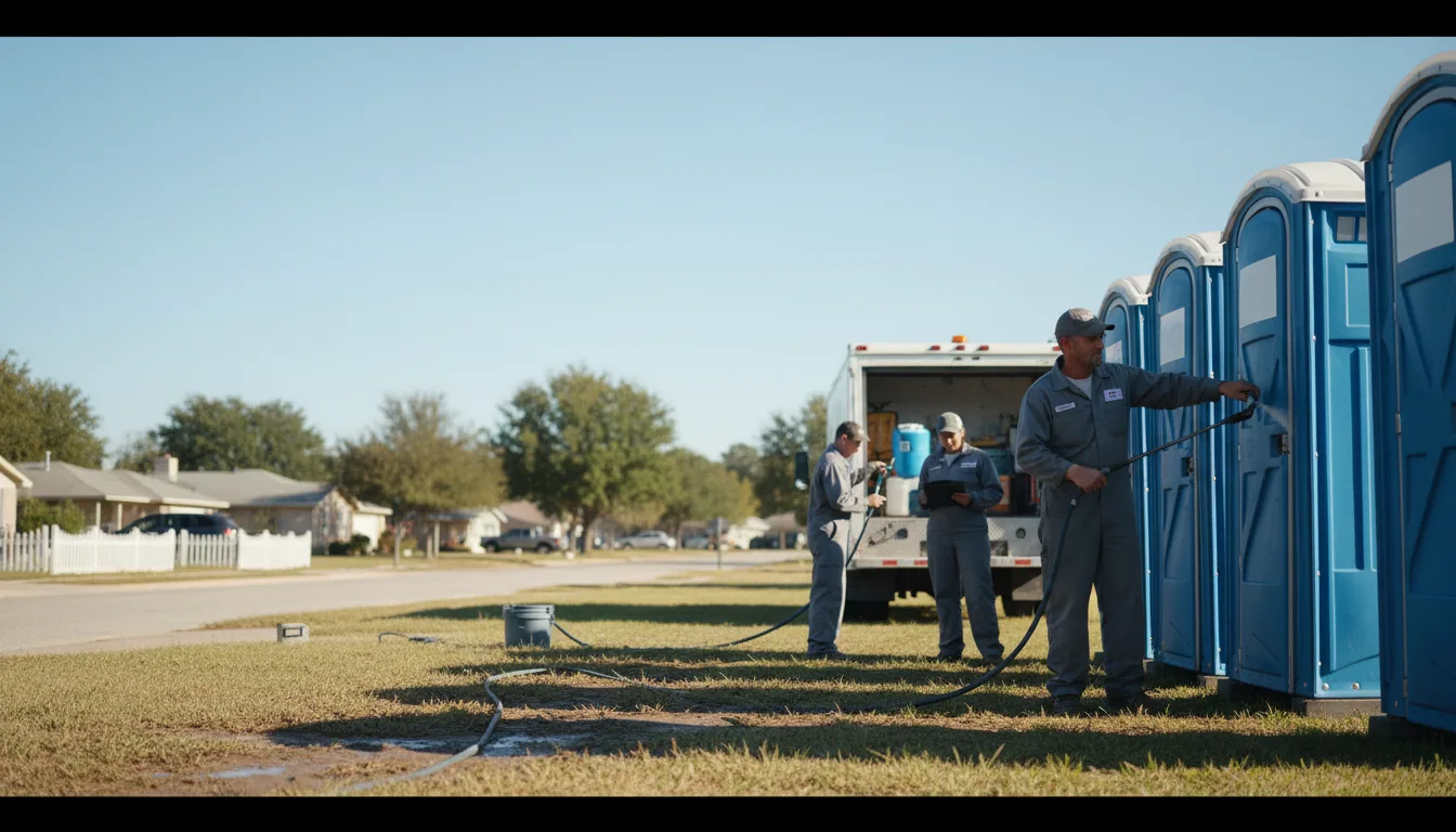 Long-Term Portable Toilet Rental in Holly Springs, NC near me